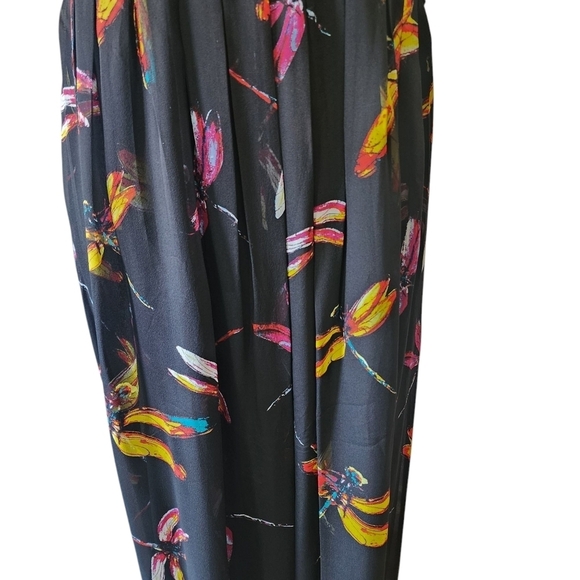 DVF Diane Von Furstenberg Justine Dragonfly Jumpsuit V-neck - Large - Picture 8 of 14